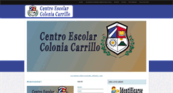 Desktop Screenshot of centroescolarcoloniacarrillo.com